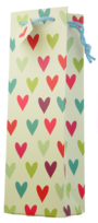 GIFT BAG Coloured Hearts