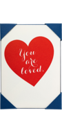 YOU ARE LOVED - NOTE CARD Archivist Gallery, Lea & Sandeman