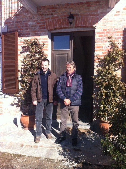 Andrea Sottimano and his father