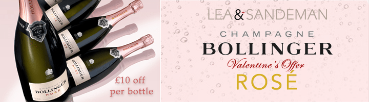 Bollinger Rose - £10 off each bottle