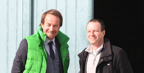 Calon Segur - New Man in Charge Laurent Dufau with winemaker Vincent Millet