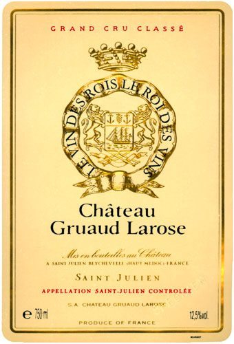 Gruaud Larose label - Bordeaux
