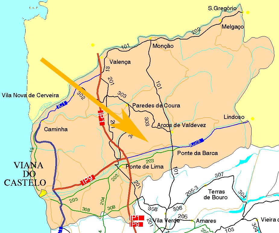 villages of Ponte de Lima and Arcos de Valdevez