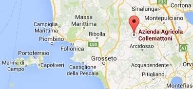 Collemattoni Brunello Map
