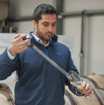 Gusbourne Winemaker Charlie Holland