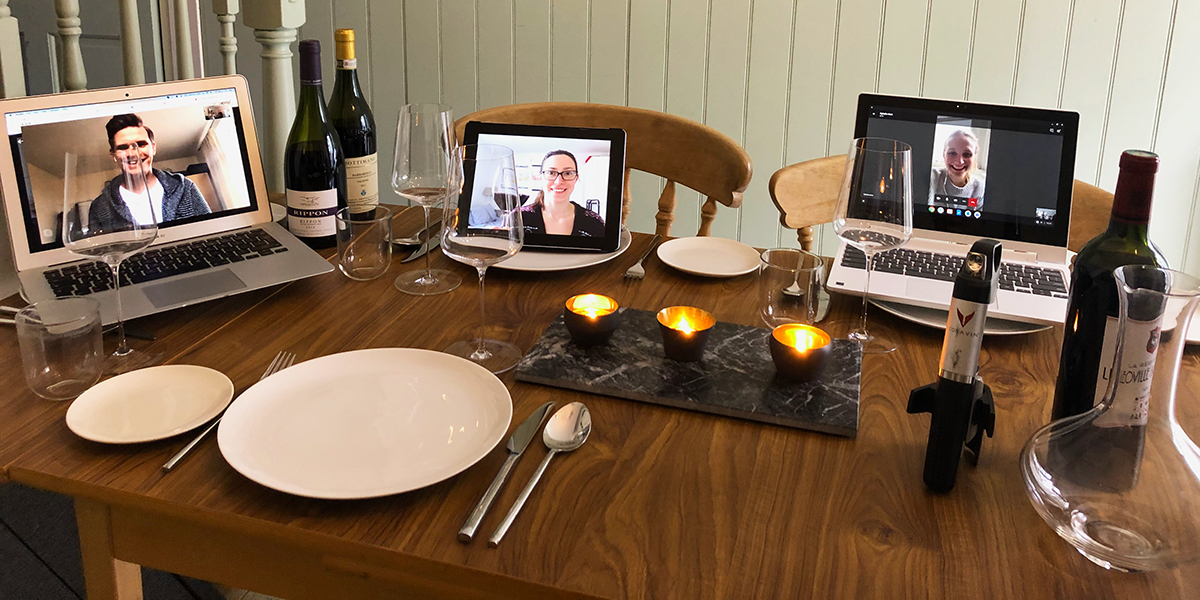 The Virtual Dinner Party - with Virtually Perfect Wine Pairings