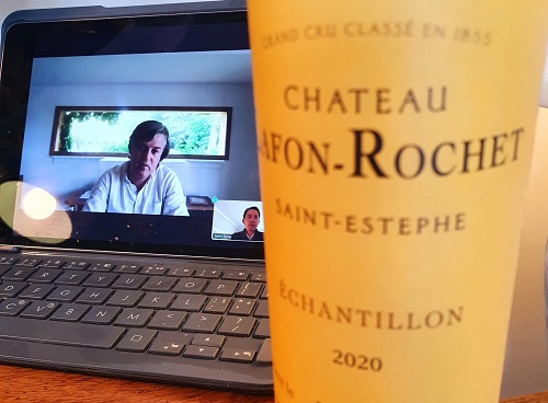 Zoom tasting Chateau Lafon Rochet