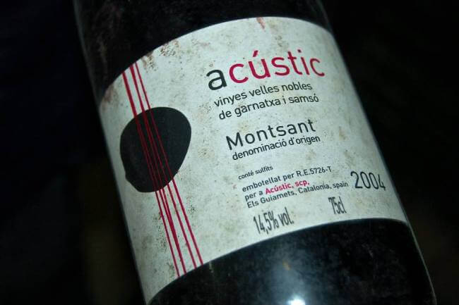 Old bottle of Acustic
