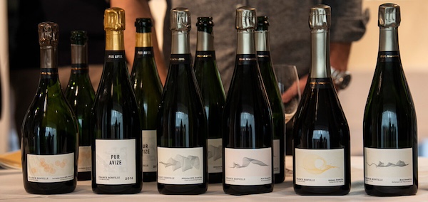 Franck Bonville tasting line up
