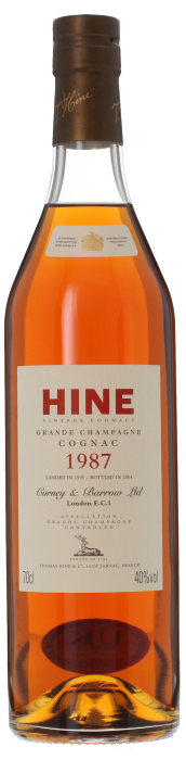 1987 HINE Grande Champagne, Lea & Sandeman