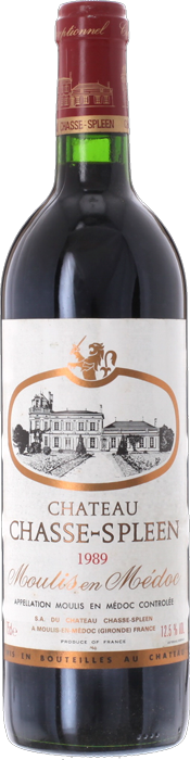 1989 CHÂTEAU CHASSE SPLEEN Cru Bourgeois Exceptionnel Moulis-en-Médoc, Lea & Sandeman