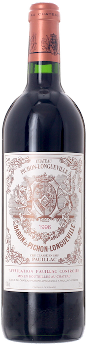 1996 CHÂTEAU PICHON LONGUEVILLE BARON 2ème Cru Classé Pauillac, Lea & Sandeman