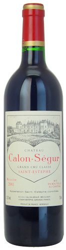 2001-CHÂTEAU-CALON-SÉGUR-3ème-Cru-Classé-Saint-Estèphe