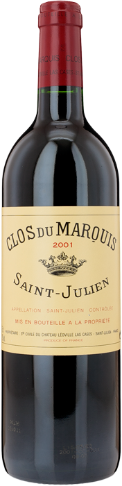 2001 CLOS DU MARQUIS du Château Léoville Las Cases Saint Julien, Lea & Sandeman