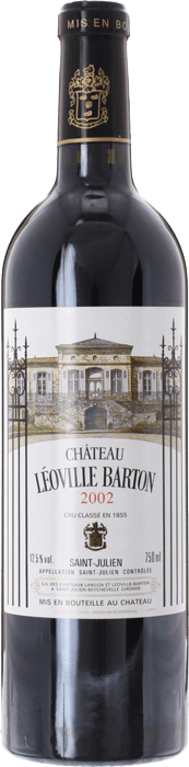 2002 CHÂTEAU LÉOVILLE BARTON 2ème Cru Classé Saint Julien, Lea & Sandeman