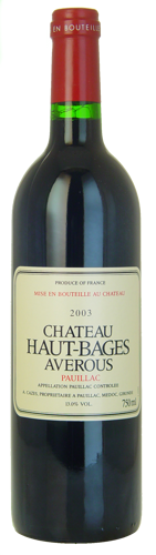 2003-CHÂTEAU-HAUT-BAGES-AVEROUS-Pauillac