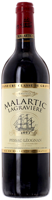 2003 CHÂTEAU MALARTIC LAGRAVIÈRE Cru Classé Pessac-Léognan, Lea & Sandeman