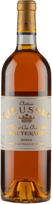 2003 CHÂTEAU RIEUSSEC 1er Cru Classé Sauternes, Lea & Sandeman