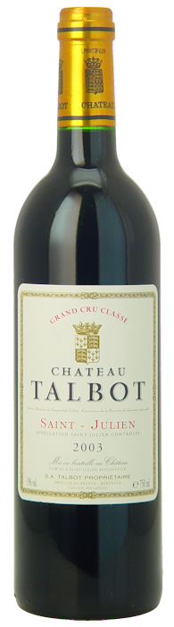 2003-CHÂTEAU-TALBOT-4ème-Cru-Classé-Saint-Julien