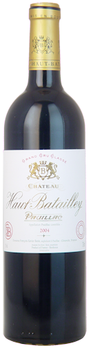 2004-CHÂTEAU-HAUT-BATAILLEY-5ème-Cru-Classé-Pauillac