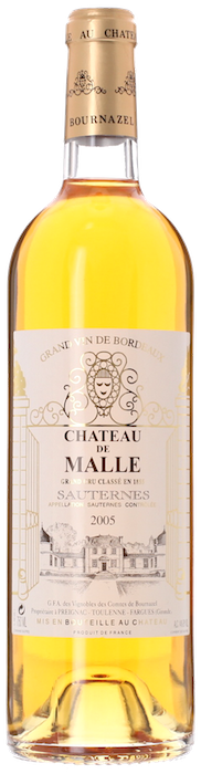 2005 CHÂTEAU DE MALLE 2ème Cru Classé Sauternes, Lea & Sandeman