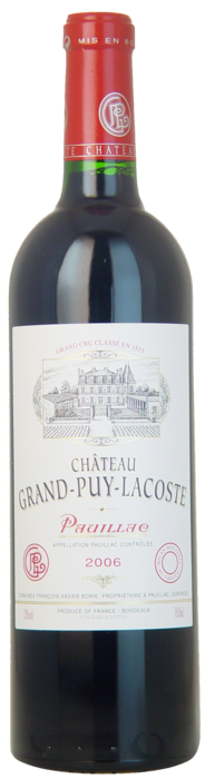 2006-CHÂTEAU-GRAND-PUY-LACOSTE-5ème-Cru-Classé-Pauillac