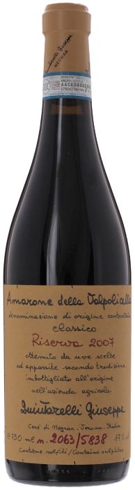 2007 AMARONE Riserva Quintarelli, Lea & Sandeman