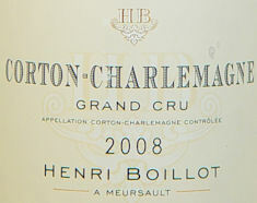 2008 CORTON CHARLEMAGNE Grand Cru Henri Boillot, Lea & Sandeman