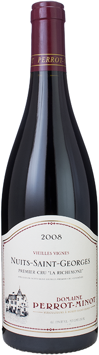 2008 NUITS SAINT GEORGES Vieilles Vignes Ultra 1er Cru La Richemone Domaine Christophe Perrot-Minot, Lea & Sandeman