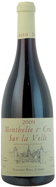 2009-MONTHÉLIE-1er-Cru-Sur-la-Velle-Domaine-Rémi-Jobard
