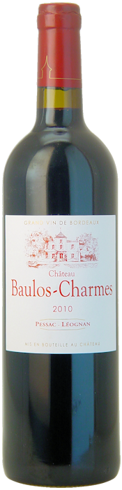 2010-CHÂTEAU-BAULOS-CHARMES-Pessac-Léognan