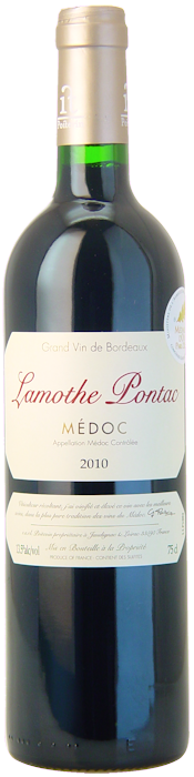2010-CHÂTEAU-LAMOTHE-PONTAC-Médoc
