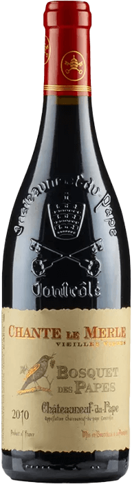 2010 CHÂTEAUNEUF DU PAPE Chante le Merle Vieilles Vignes Domaine Bosquet des Papes, Lea & Sandeman