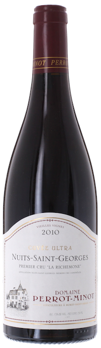 2010 NUITS SAINT GEORGES Vieilles Vignes Ultra 1er Cru La Richemone Domaine Christophe Perrot-Minot, Lea & Sandeman