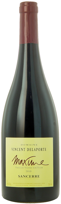 2010-SANCERRE-ROUGE-Cuvée-Maxime-Vieilles-Vignes-Silex-Chavignol-Domaine-Vincent-Delaporte