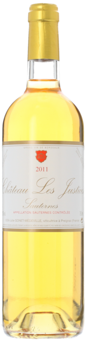 2011 CHÂTEAU LES JUSTICES Sauternes-Barsac, Lea & Sandeman