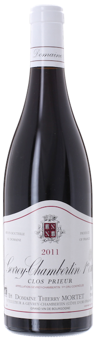 2011 GEVREY CHAMBERTIN 1er Cru Clos Prieur Domaine Thierry Mortet, Lea & Sandeman