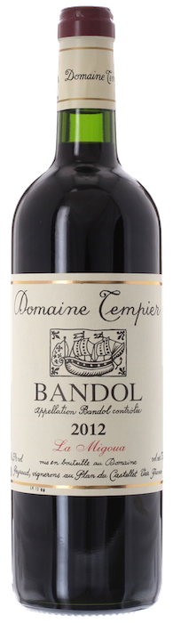 2012 BANDOL Cuvée Migoua Domaine Tempier, Lea & Sandeman