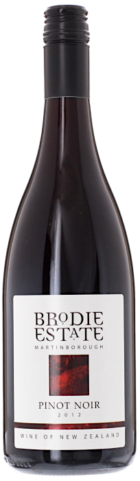 2012 BRODIE ESTATE Pinot Noir, Lea & Sandeman