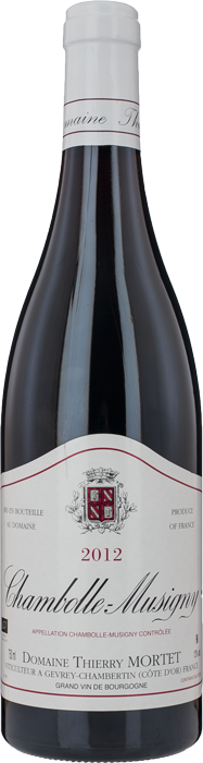 2012 CHAMBOLLE MUSIGNY Domaine Thierry Mortet, Lea & Sandeman