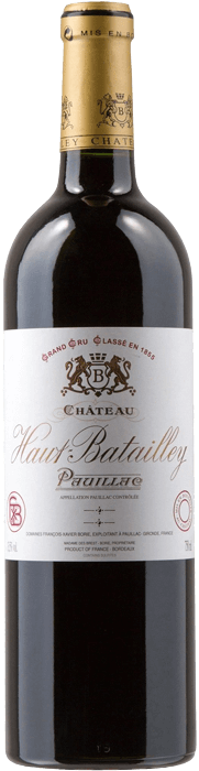 2012 CHÂTEAU HAUT BATAILLEY 5ème Cru Classé Pauillac, Lea & Sandeman