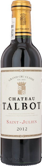 2012 CHÂTEAU TALBOT 4ème Cru Classé Saint Julien, Lea & Sandeman