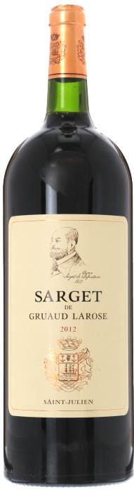 2012 SARGET DE GRUAUD LAROSE du Château Gruaud Larose Saint Julien, Lea & Sandeman