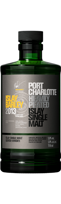 2013 BRUICHLADDICH Port Charlotte Heavily Peated Islay Barley, Lea & Sandeman