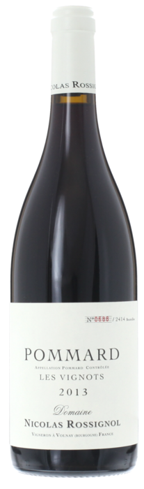 2013 POMMARD Vignots Domaine Nicolas Rossignol, Lea & Sandeman