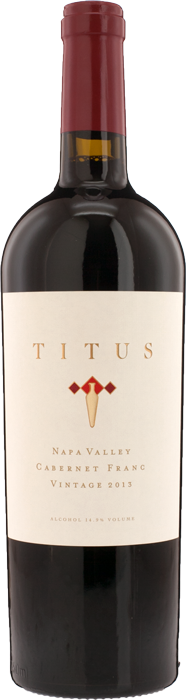 2013 TITUS Cabernet Franc Titus Vineyards, Lea & Sandeman