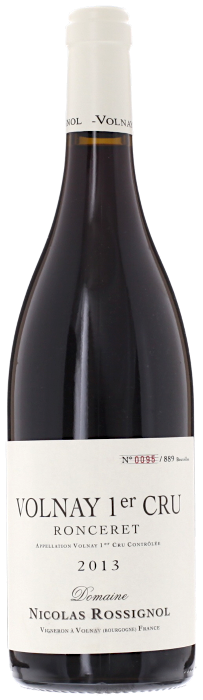 2013 VOLNAY 1er Cru Roncerets Domaine Nicolas Rossignol, Lea & Sandeman