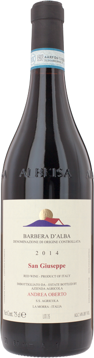 2014 SAN GIUSEPPE BARBERA D'ALBA Andrea Oberto, Lea & Sandeman