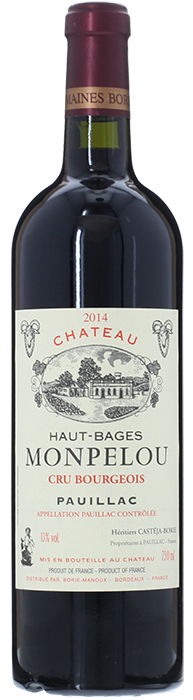 2014 CHÂTEAU HAUT-BAGES MONPELOU Cru Bourgeois Pauillac, Lea & Sandeman