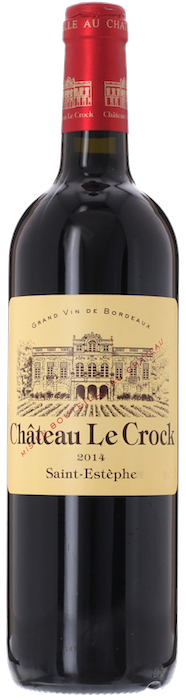 2014 CHÂTEAU LE CROCK Cru Bourgeois Supérieur Saint Estèphe, Lea & Sandeman